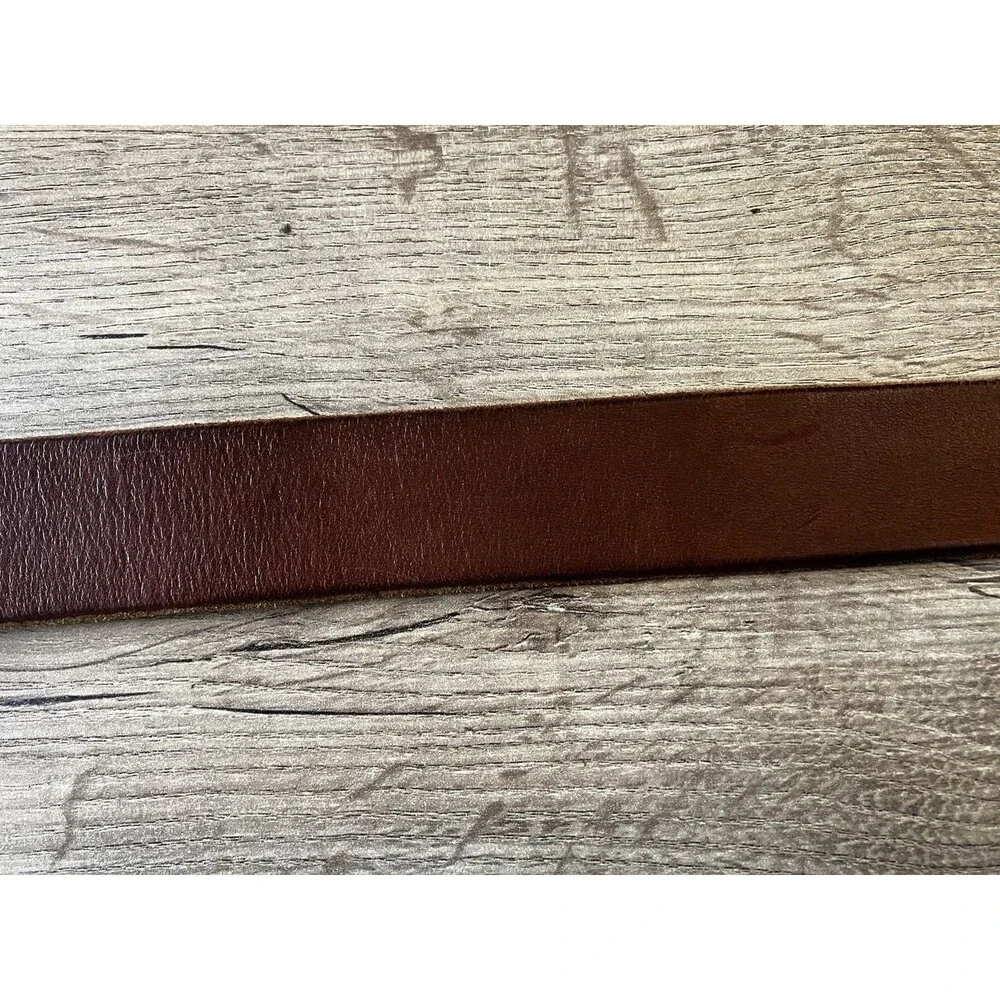 GAP Brown Leather Belt Girls Medium 22-26